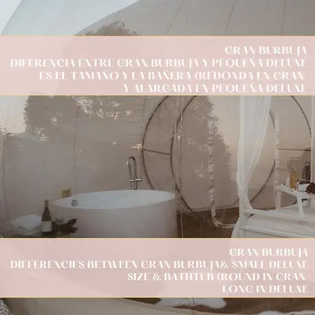 Luxury tent Burbujas Astronomicas Albarari Coruna *