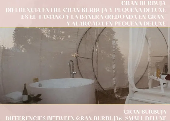 Luxe tent Burbujas Astronomicas Albarari Coruna *